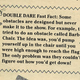 Photo: The Double Dare Game Book